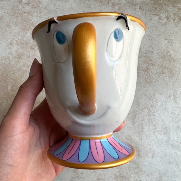 Disney Other - Disney Gold and Cream Dining Mug